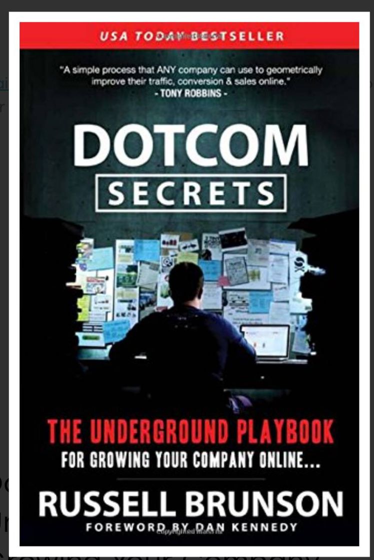 Libro DotCom Secrets: The Underground Playbook for Growing Your ...