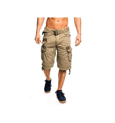 Geographical Norway People - Pantalón corto para hombre Mastic