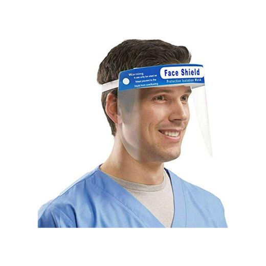 Adjustable Face Shield Protect Eyes and Face with Protective Open Clear Comfort