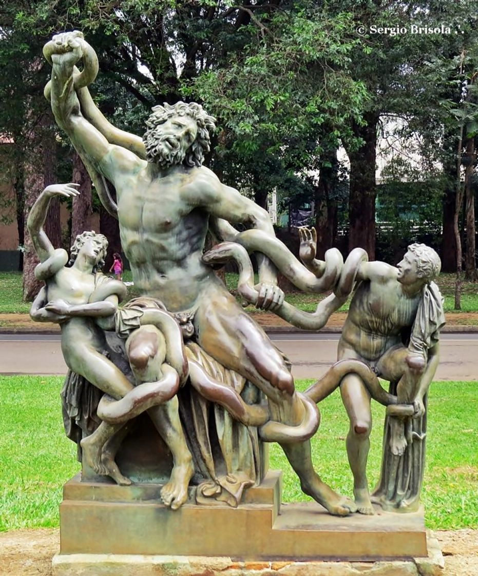 Place Laocoonte e seus Filhos - Escultura em Bronze