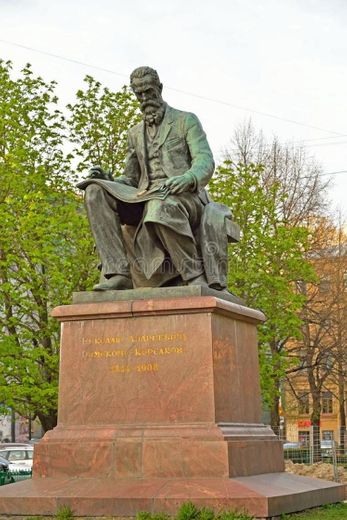 The monument to Nikolai Andreyevich Rimsky-Korsakov