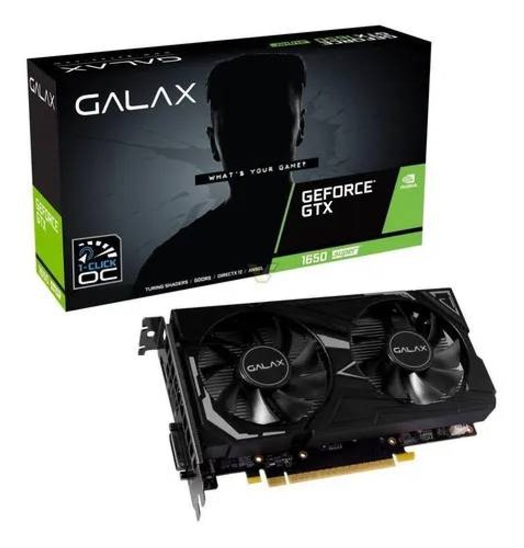 Moda Placa de vídeo Nvidia Galax EX GeForce GTX 16 Series GTX 1650 ...