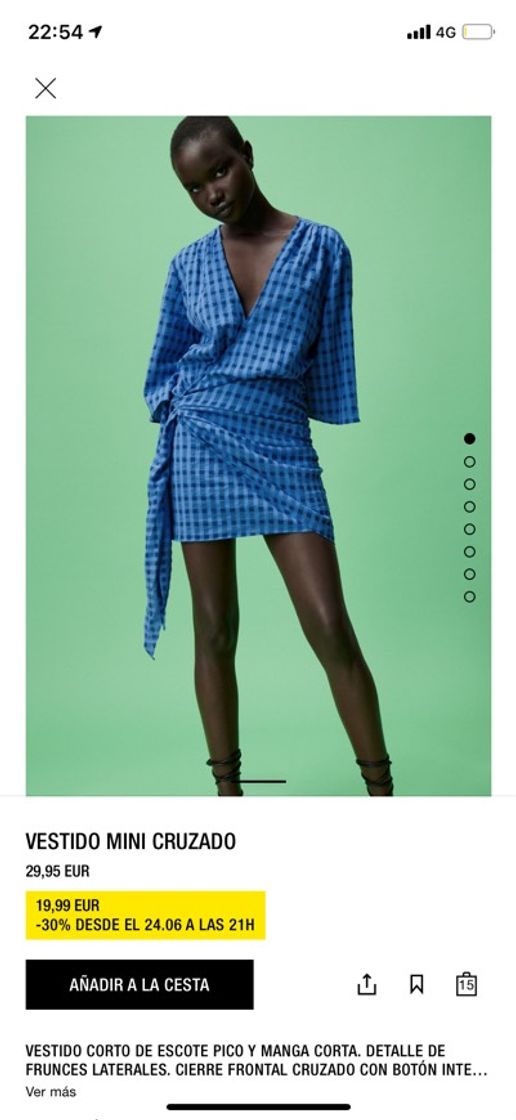 VESTIDO MINI CRUZADO