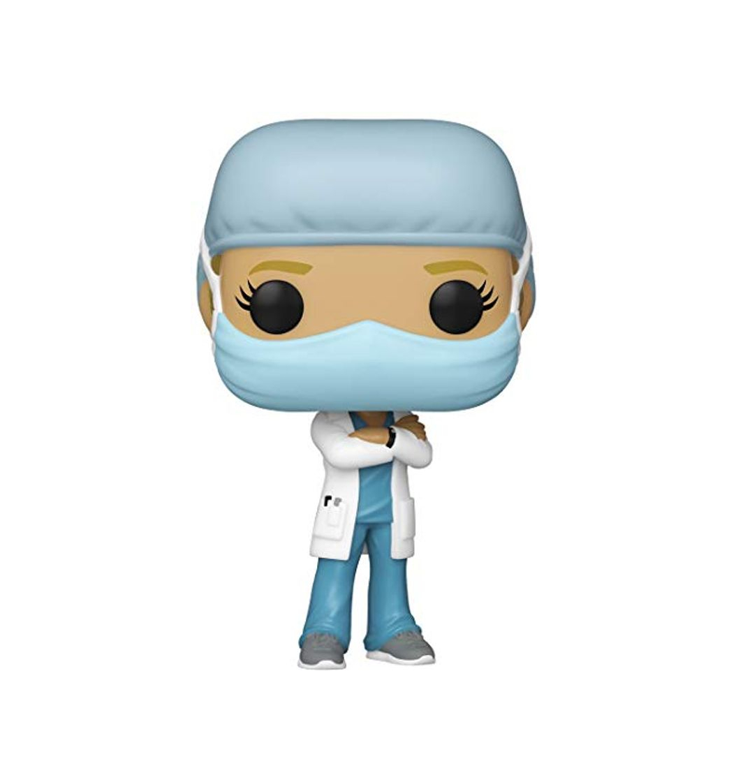Social Funko- Pop Heroes: Front Line Worker-Female #1 Figura Coleccionable, Multicolor