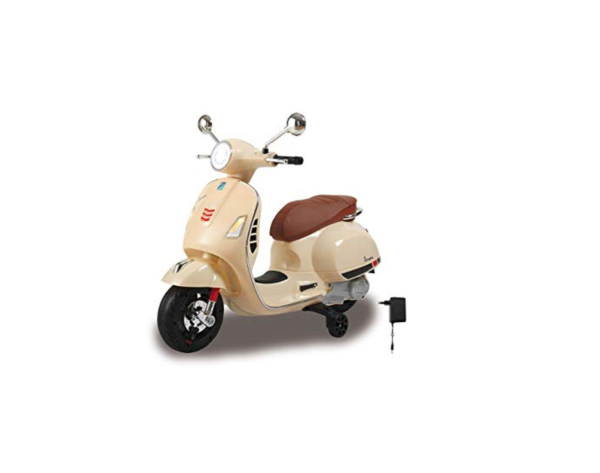 Producto Jamara- Ride-on Vespa GTS 125-Potente Motor de accionamiento y batería, Ranura para