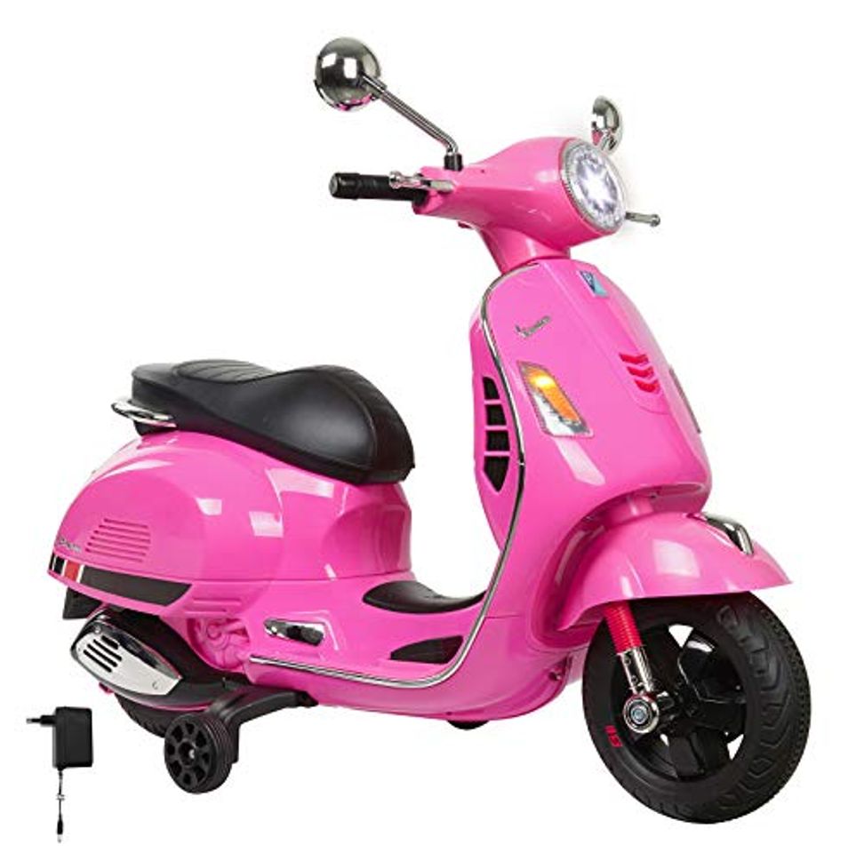 Social Jamara- Vespa Moto para Niños, Color Rosa