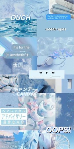 blue collage 