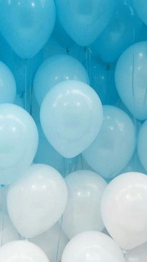 blue balloons 