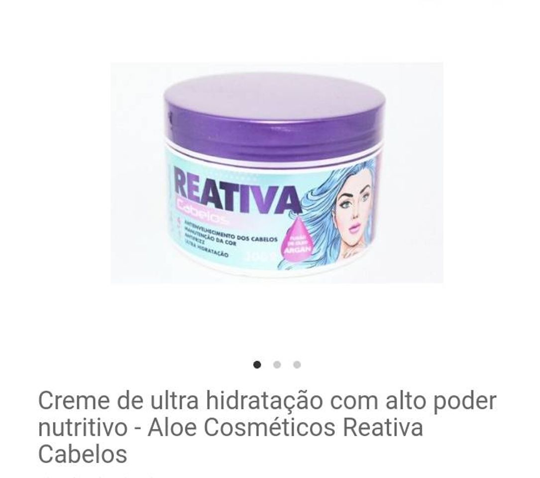 Moda REATIVA CABELOS AlOE COSMÉTICOS 💆✔️