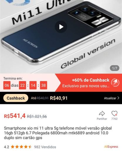 Smartphone xio mi 11 ultra 5g