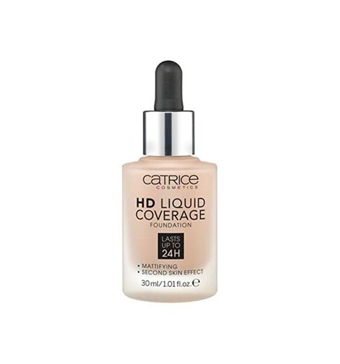 Catrice - base de maquillaje HD Liquid Coverage Warm Beige 40, paquete de