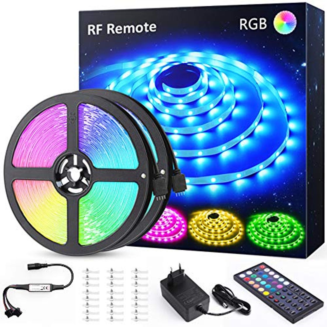 Place 12M(6Mx2) Tira LED RGB