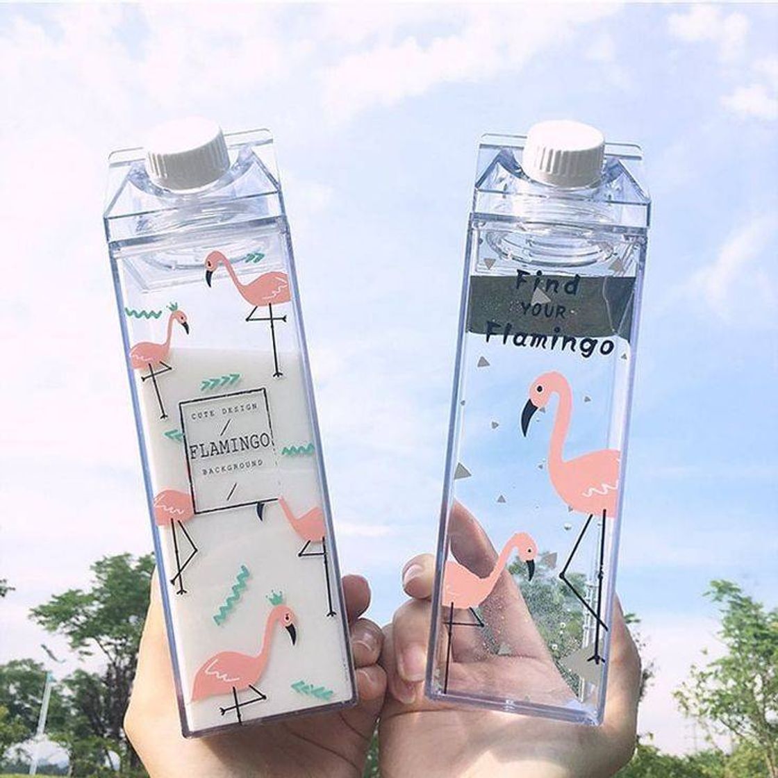 Moda Water Bottle Flamingo 💖