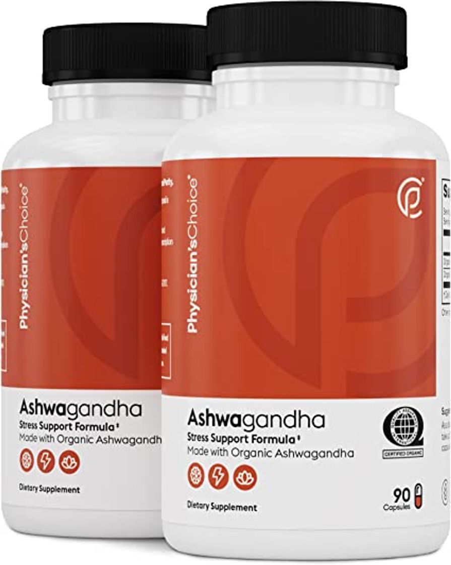 Fashion Ashwagandha 1950mg Organic Ashwagandha Root Powder with Black Pepper Extract, Stress Support, Mood Support Supplement, 90 Veggie Ashwagandha Capsules