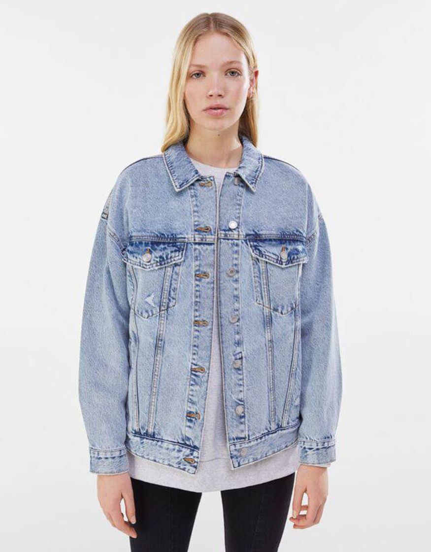 Moda Cazadora denim - Cazadoras y abrigos - Mujer | Bershka