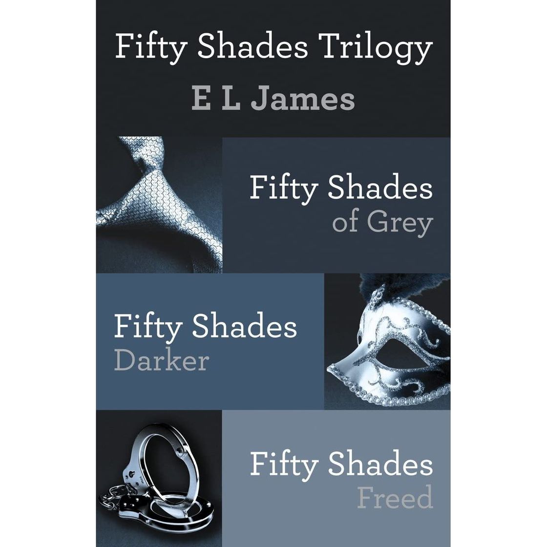 Book Fifty Shades 3 Copy Boxed Set. Media Tie-In: Fifty Shades of Grey,