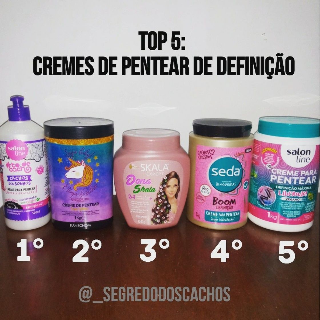 Cremes para cacheadas 🙆😍