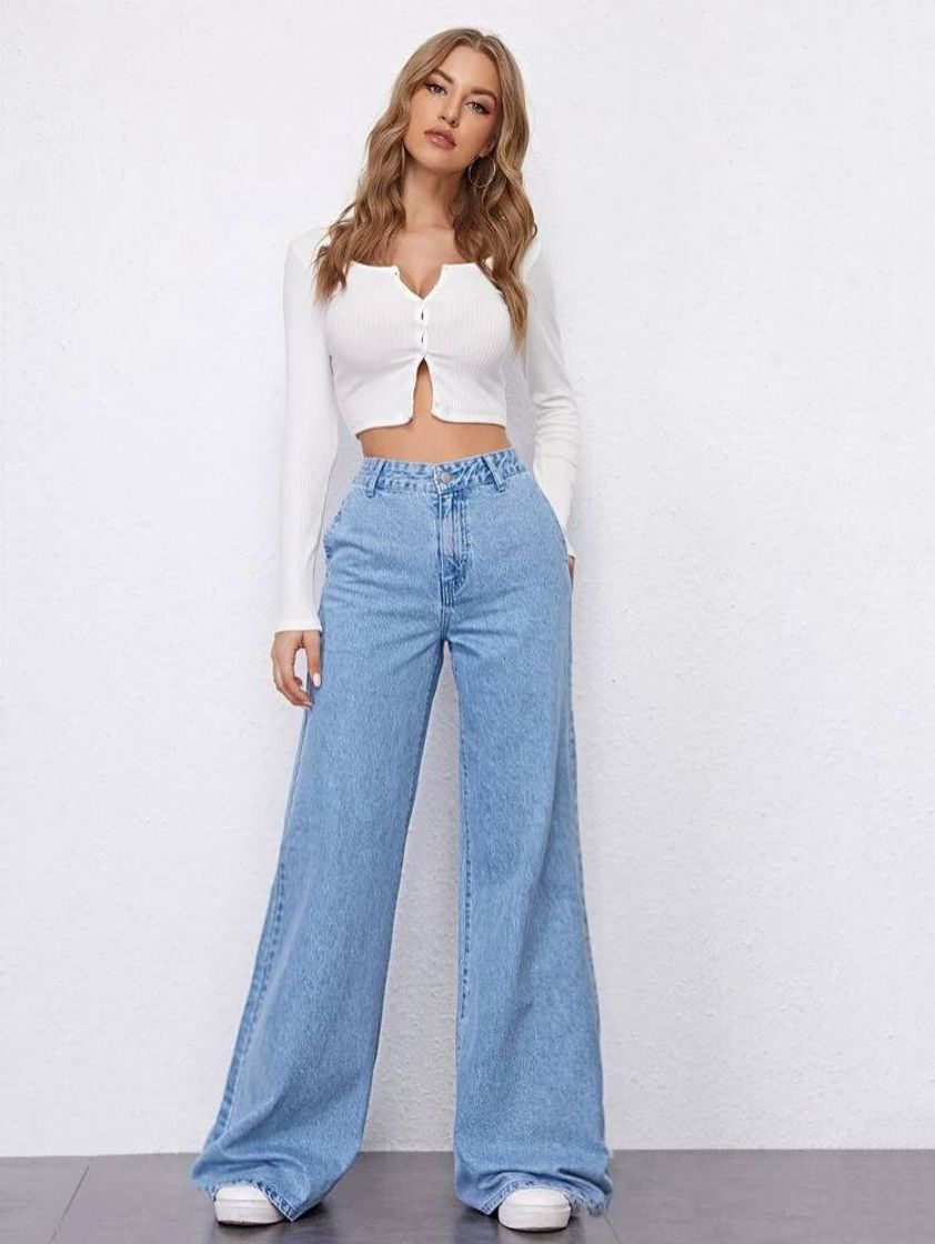 Moda Calça Jeans Azul