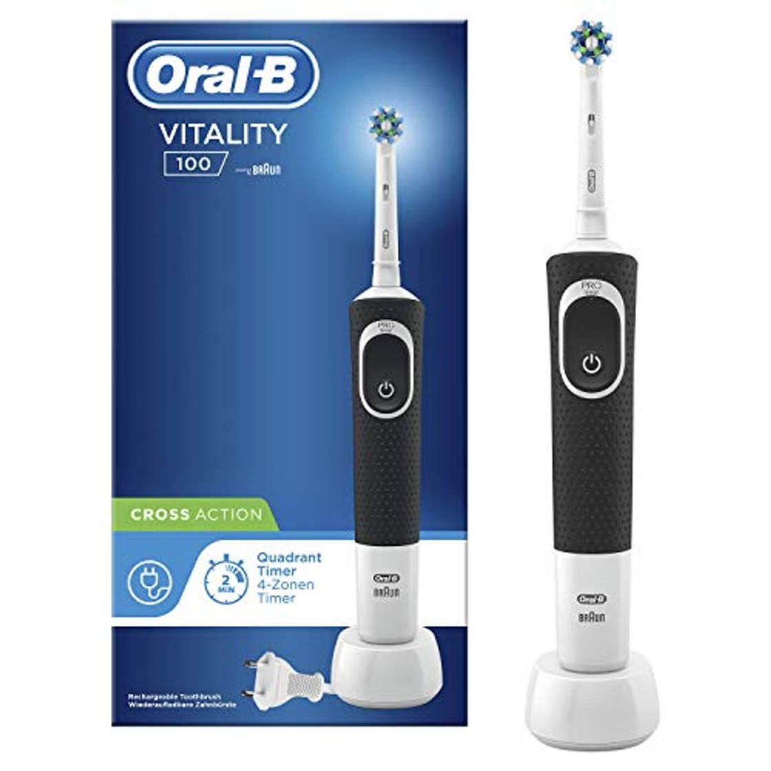 Oral-B Vitality 100 Cepillo Eléctrico Recargable con Tecnología de Braun