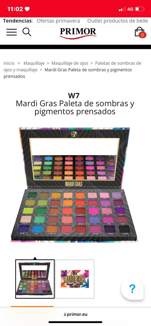 Social Paleta Mardi Gras W7