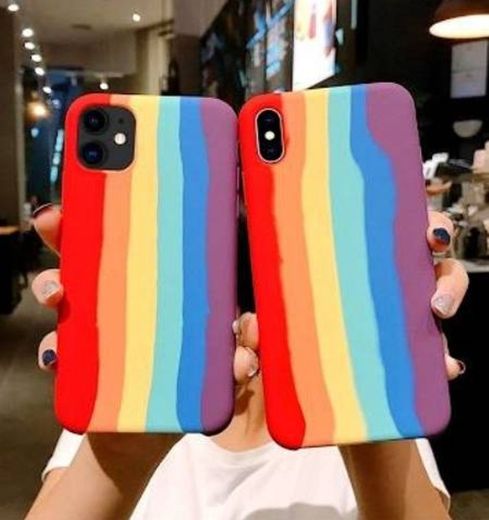 Capa iphone arco íris 