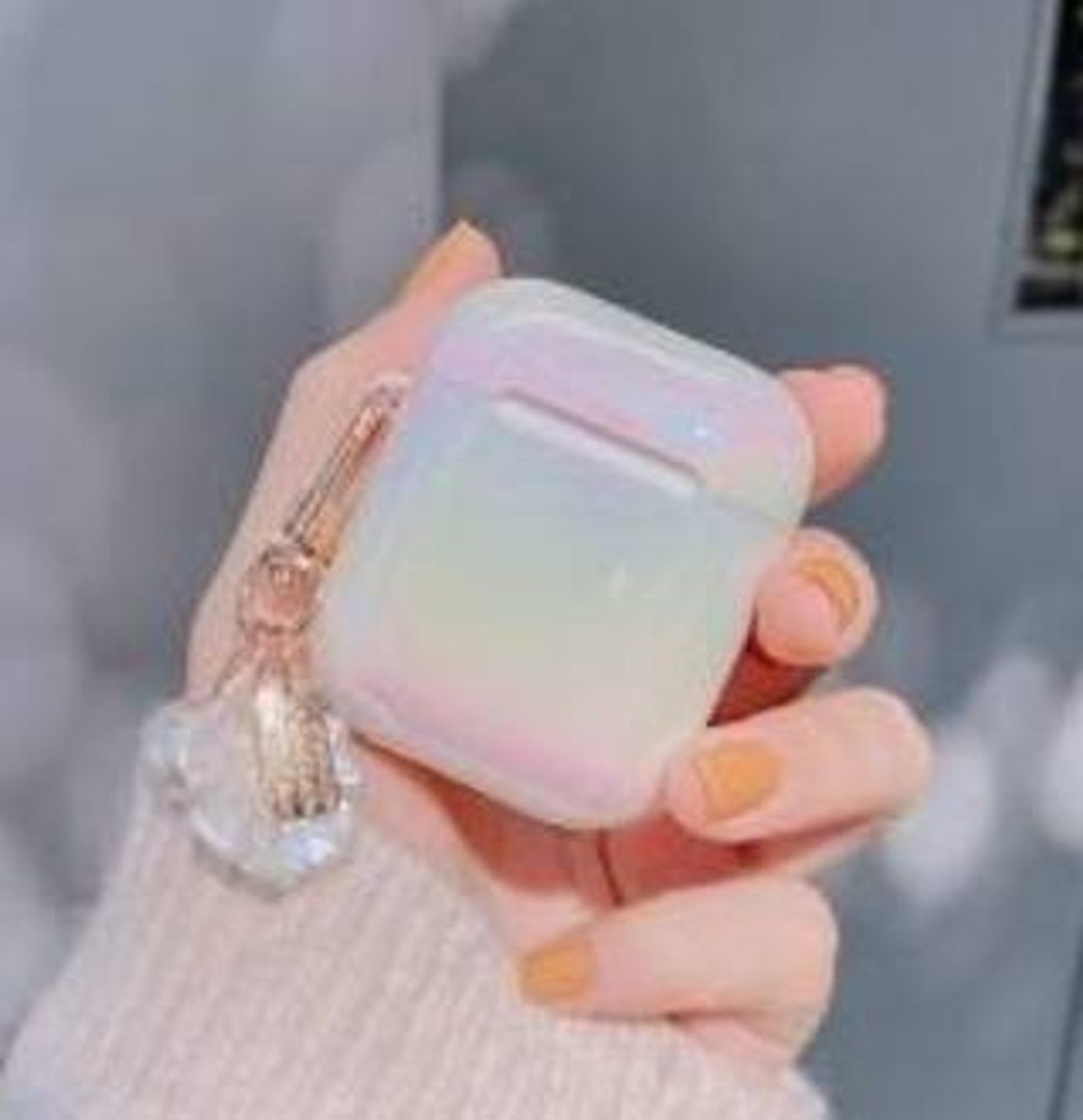 Fashion Capa de airpods holográfica