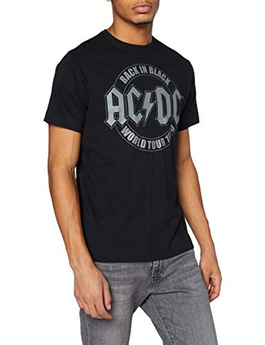 Social AC/DC Tour Emblem Camiseta, Negro