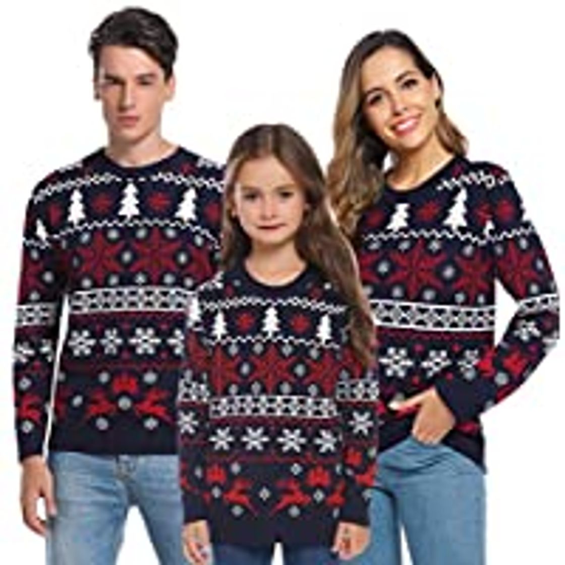 Social CelebLook Hombre Vintage Reno De Navidad Suéter Cuello Redondo suéter pulóver -