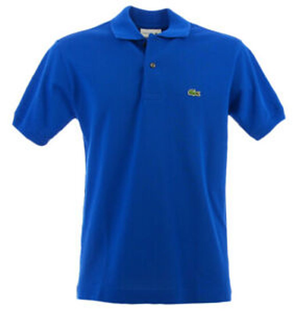 Moda Lacoste L1212 Camisa de polo, Azul