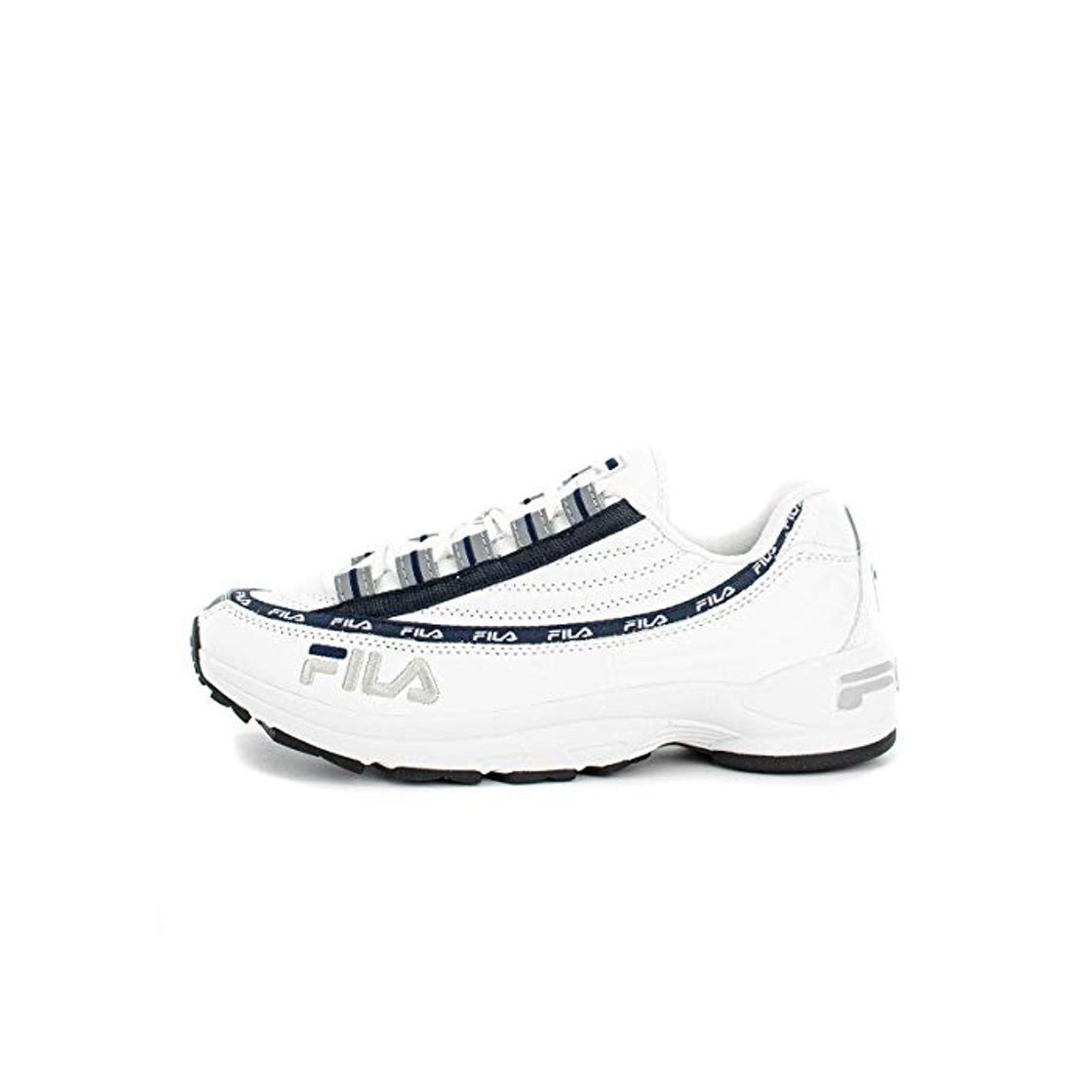 Moda Zapatillas de Hombre FILA DSTR97 L Zapatilla de Deporte en Cuero Blanco