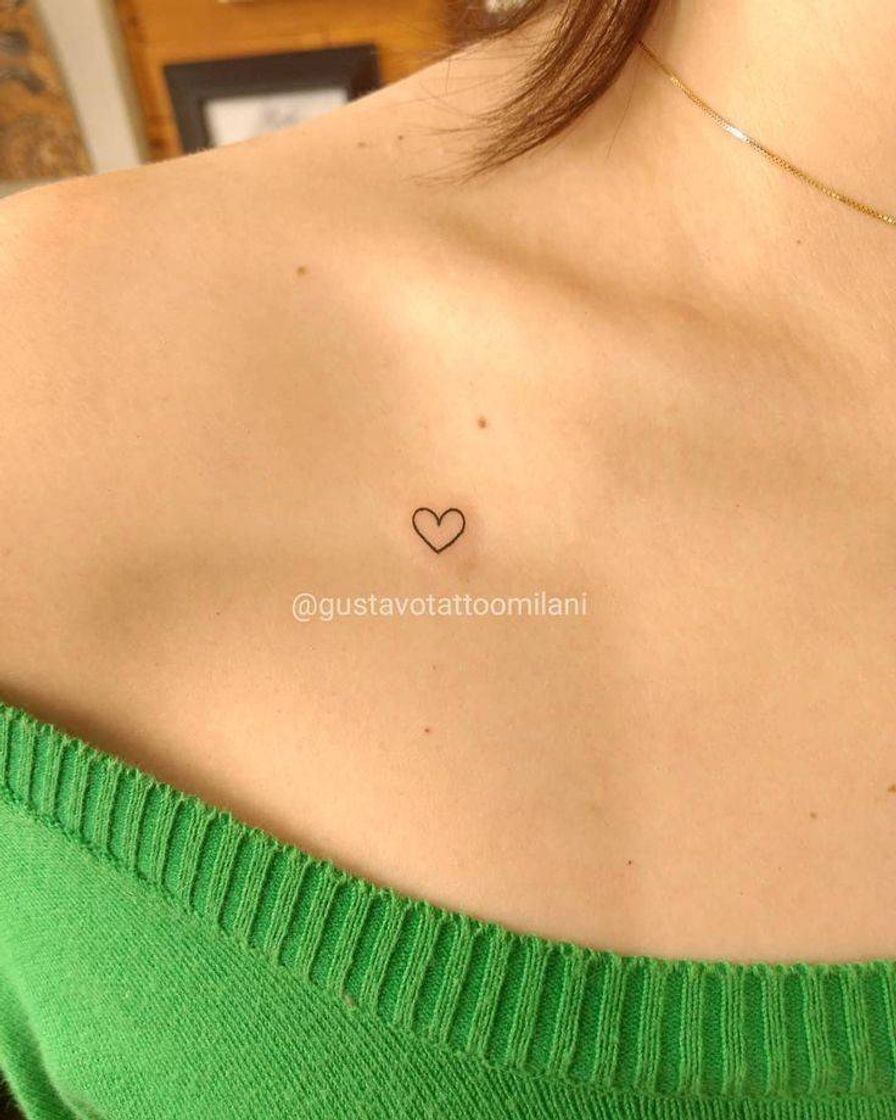 Fashion Tatuagem de coraçãozinho 💝