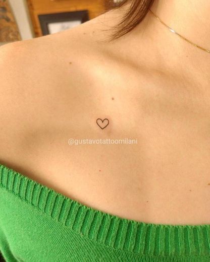 Tatuagem de coraçãozinho 💝