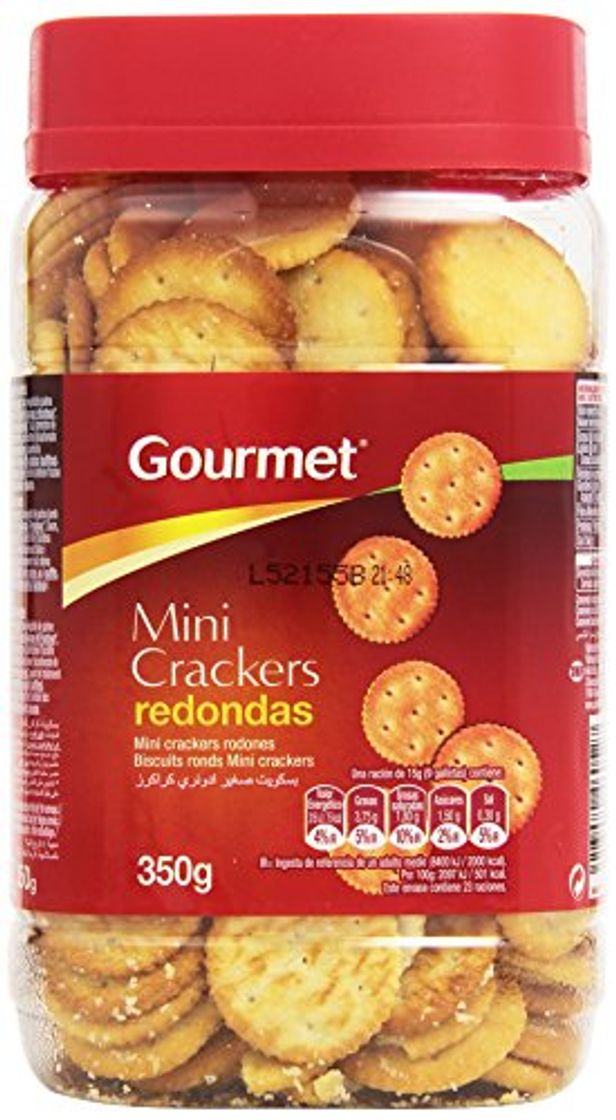 Productos Gourmet Mini Crackers Redondas