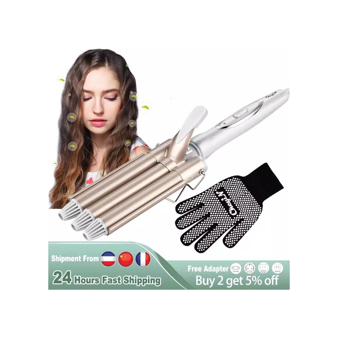 Producto Plancha Rizos Trenzas