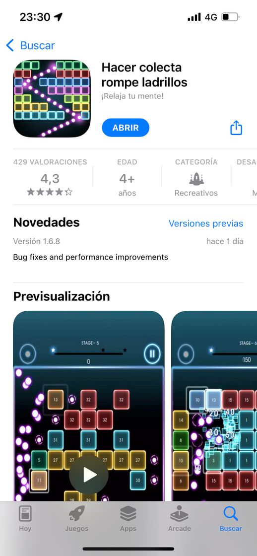 Videojuegos ‎Hacer colecta rompe ladrillos en App Store