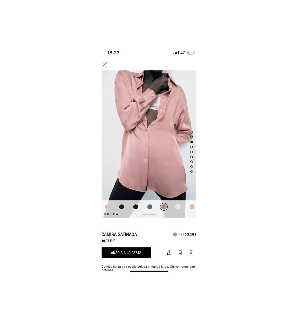 Social SATIN EFFECT SHIRT - Oyster White