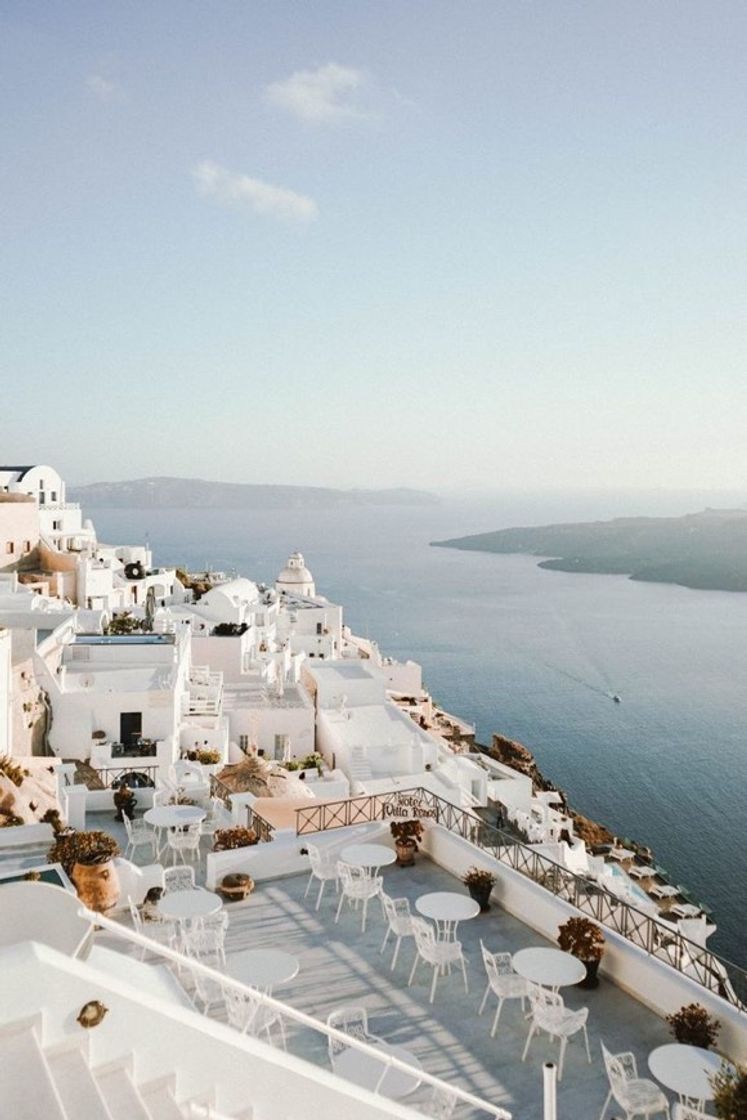 Lugar santorini, grécia 