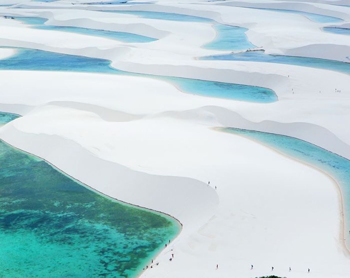 Lugar lençóis maranhenses, brasil