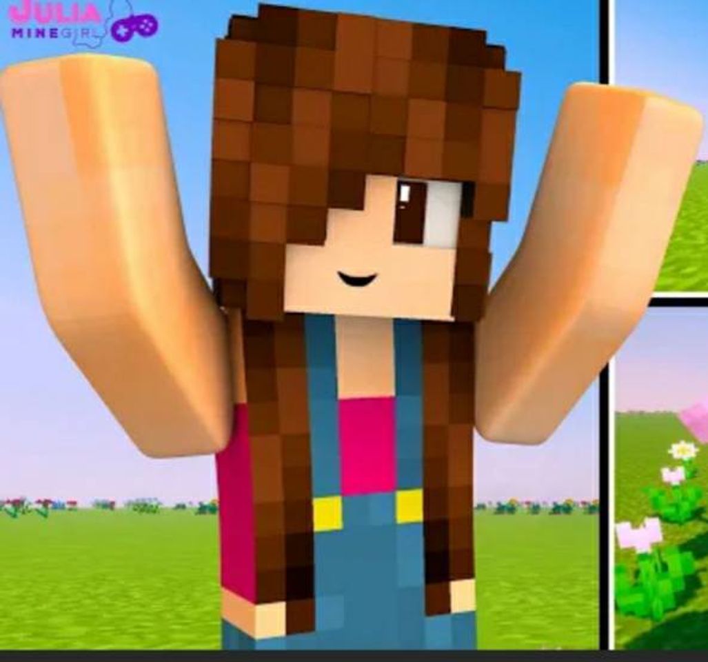 Fashion Julia Minegirl: ela grava roblox e minecraft