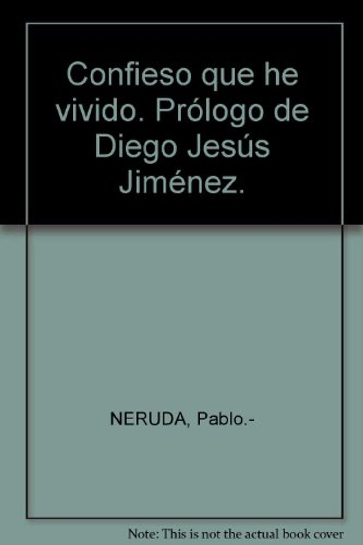Book Confieso que he vivido