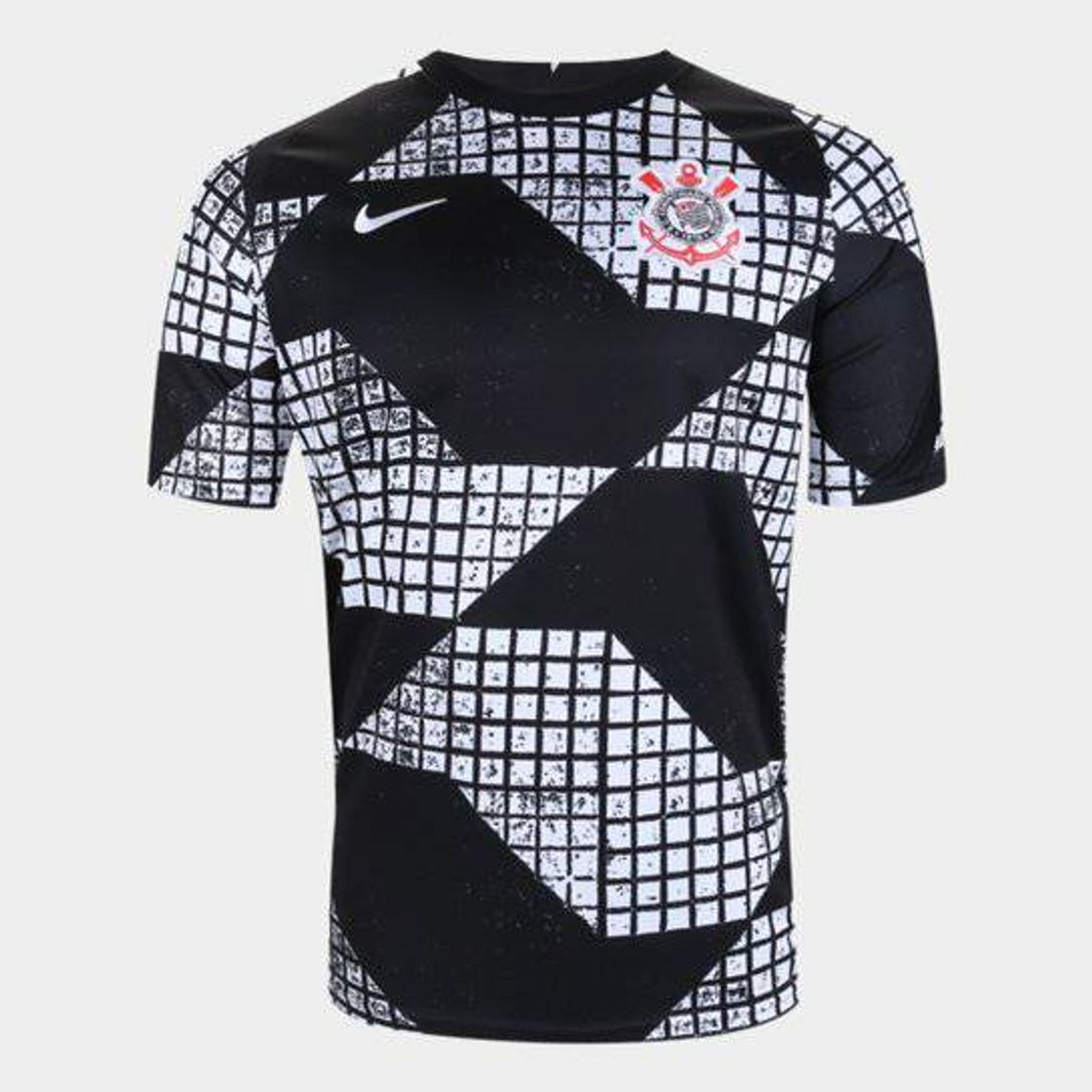 Fashion Camisa Corinthians IV 20/21 Nike Masculina - Preto e Branco
