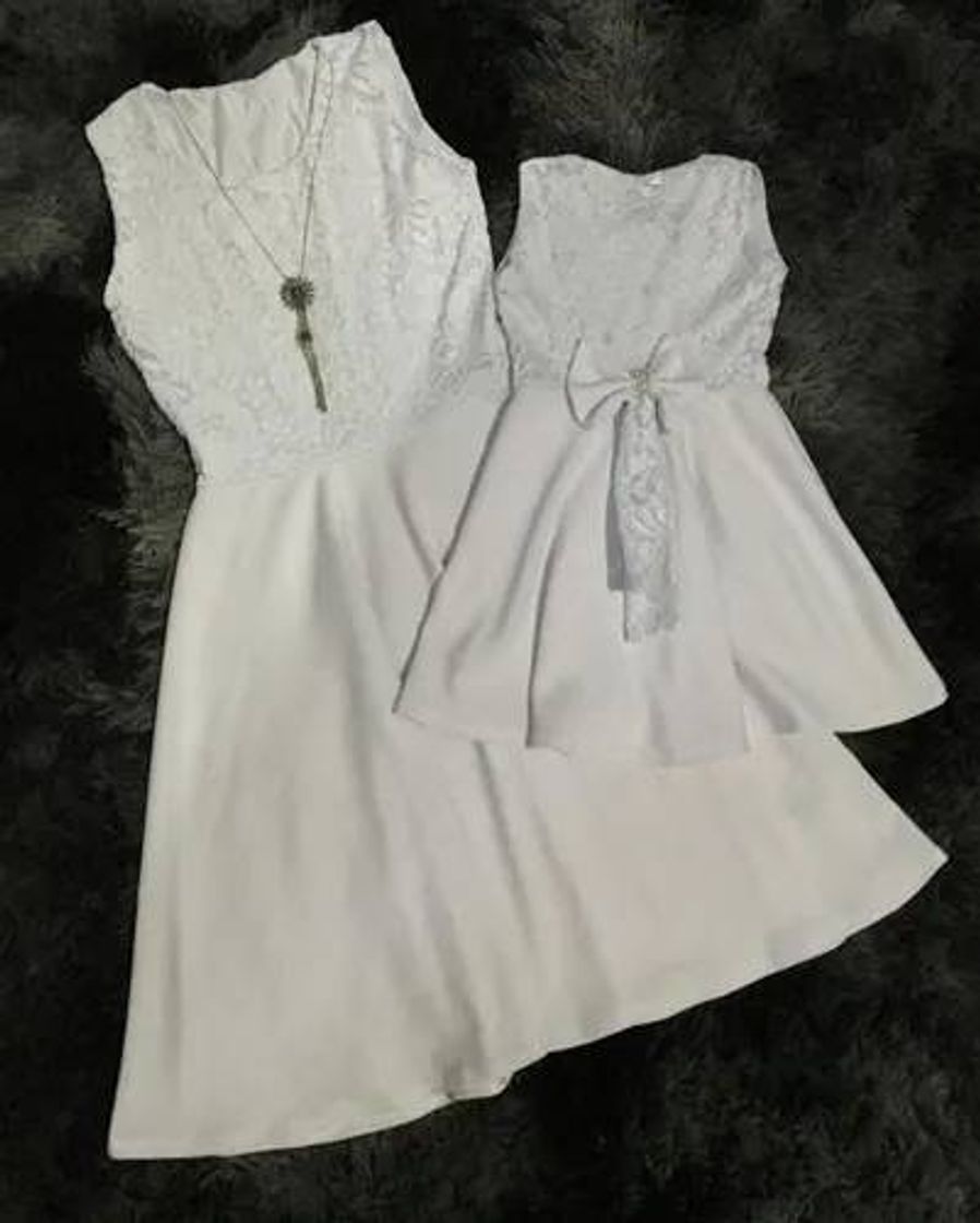 Fashion Vestido Tal Mãe Tal Filha Rodado 3 Un,2 Adulto 1 Criança

