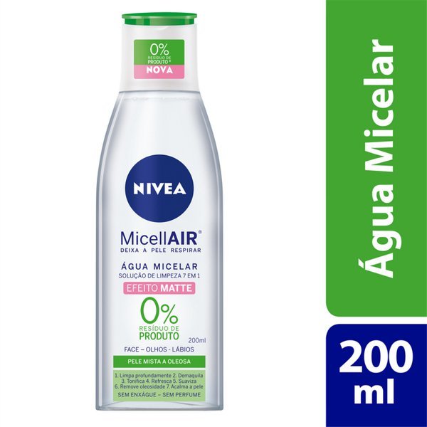 Moda Água Micelar Bifásica Nivea Pele Mista e Oleosa