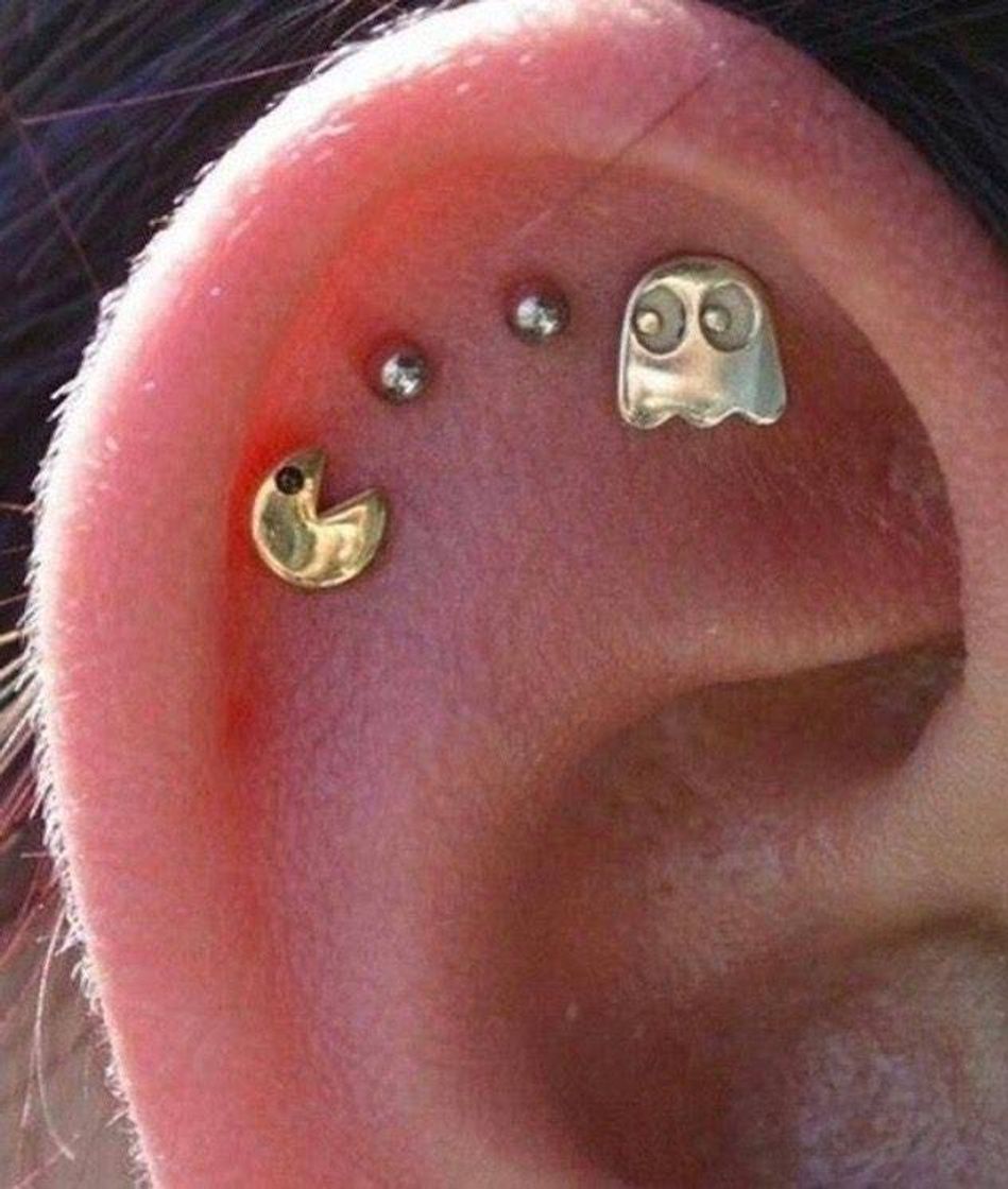 Fashion piercing pac man