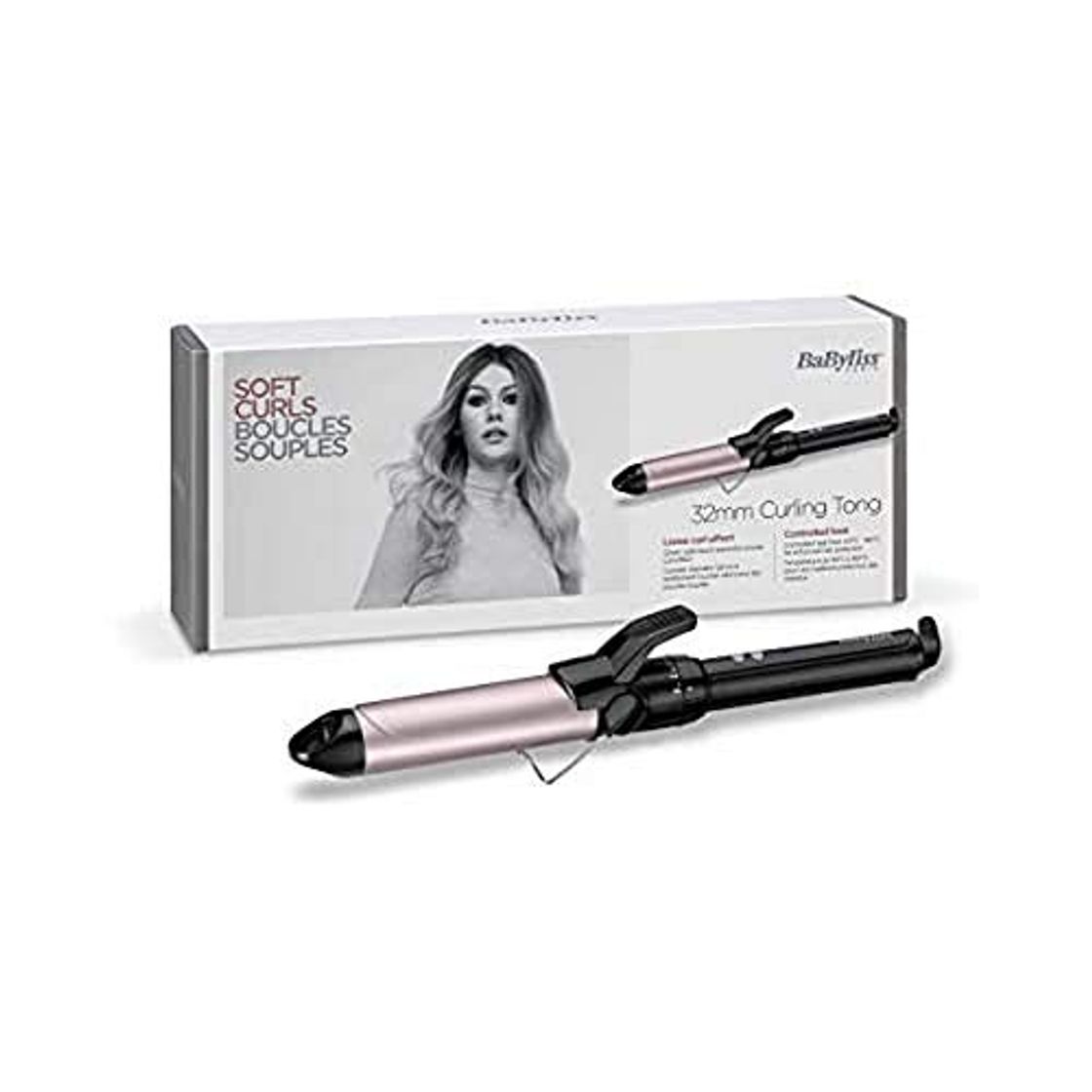 Beauty BaByliss C332E pro 180 - Tenacilla moldeador para el pelo de 32