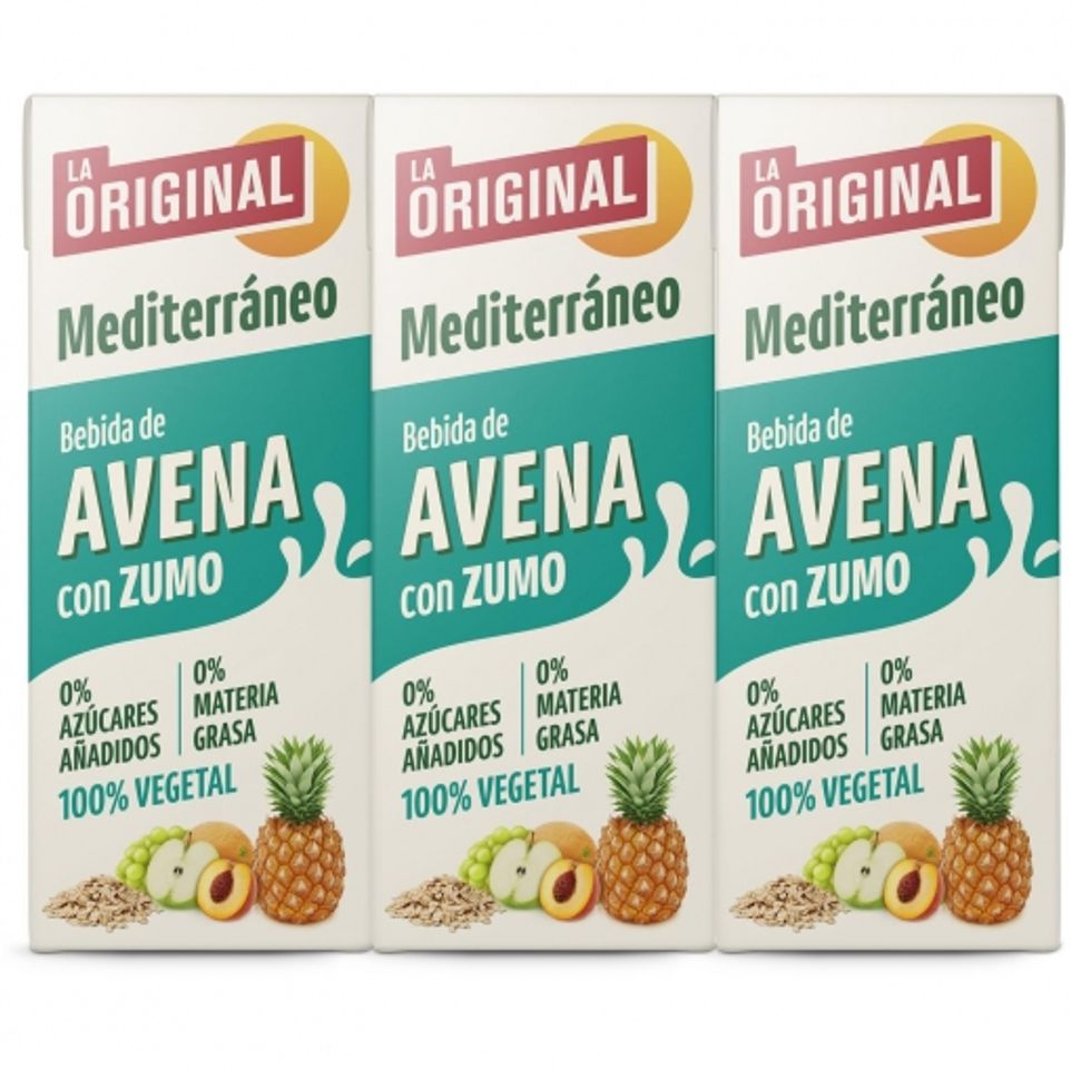 Moda Bebida de avena con zumo mediterráneo 