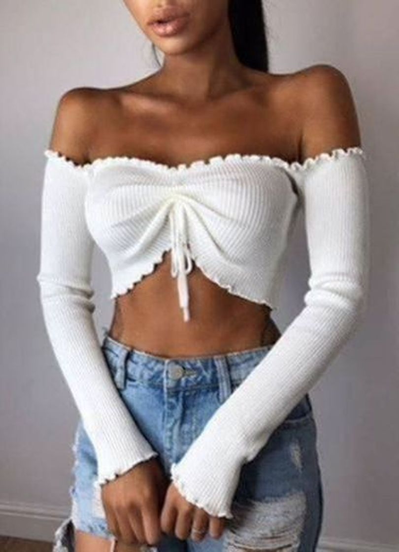 Fashion Cropped Branco 