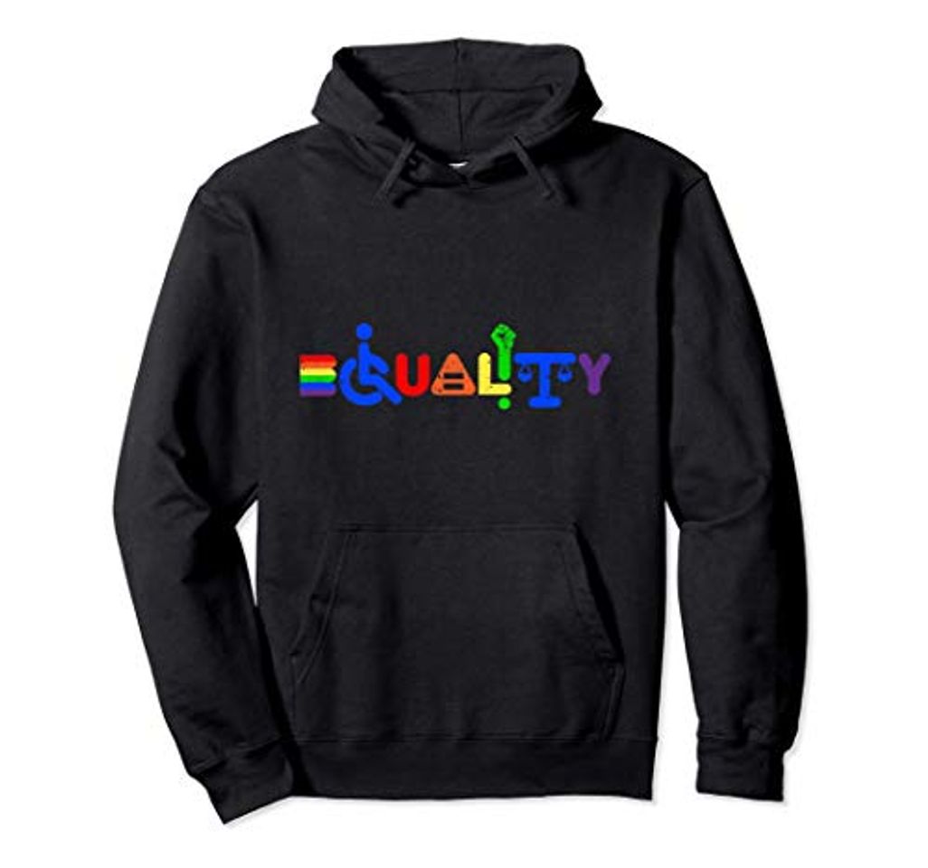 Product Igualdad Orgullo Gay Discapacidad Feminismo Anti Racismo Sudadera con Capucha