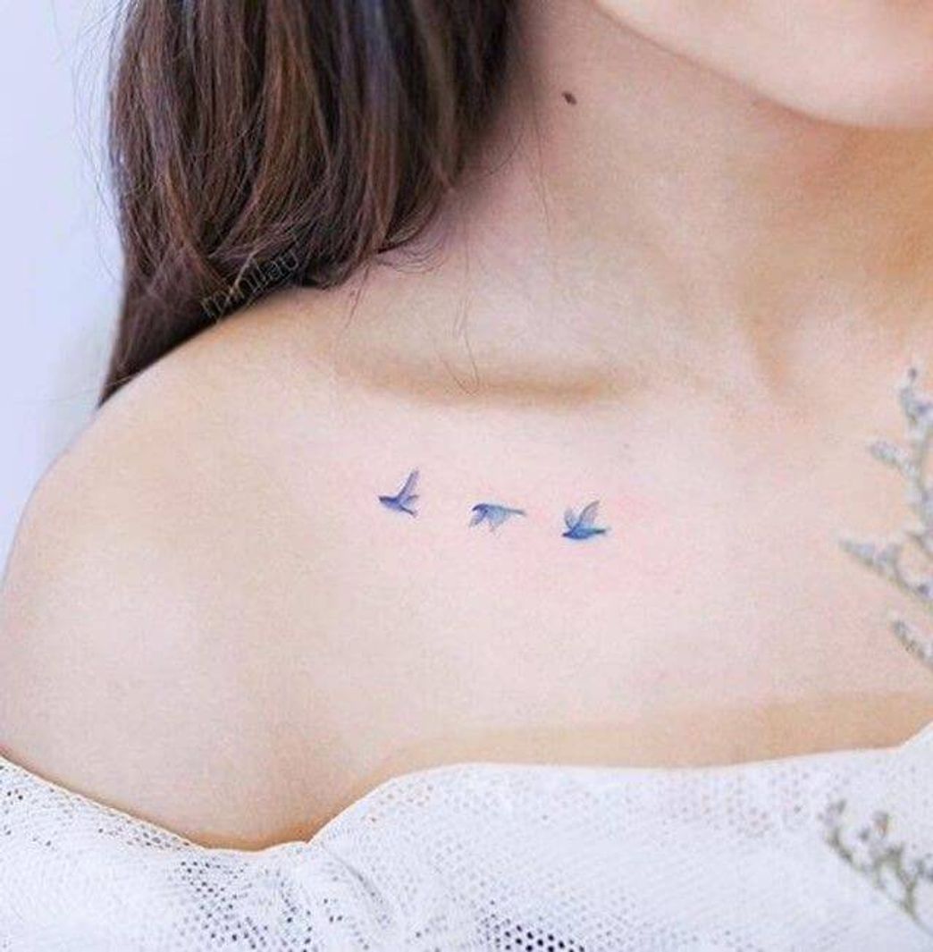 Fashion Tatuagem pássaros