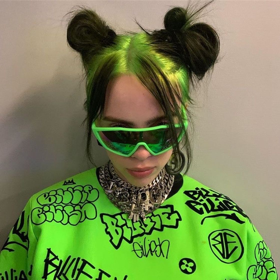 Fashion cabelo billie eilish 